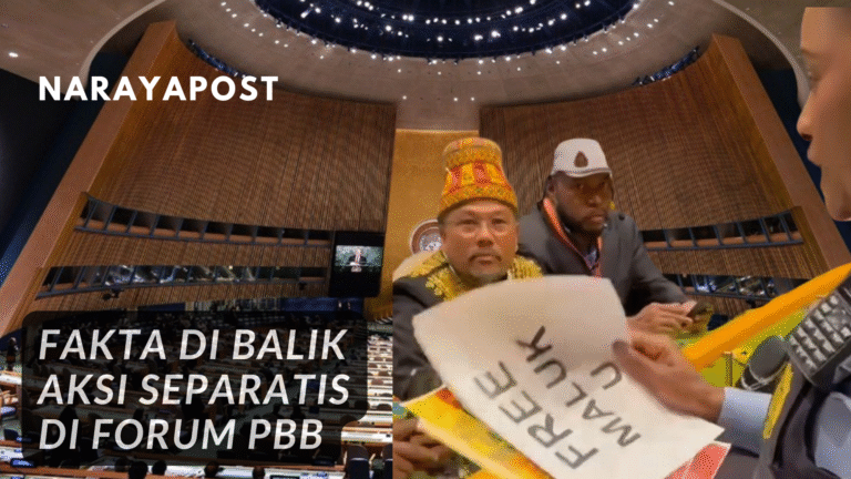 fakta-fakta tentang dalang di balik aksi slogan Free Papua, Maluku & Aceh di forum PBB, menampilkan koalisi diaspora separatis dan peran Benny Wenda serta ULMWP.