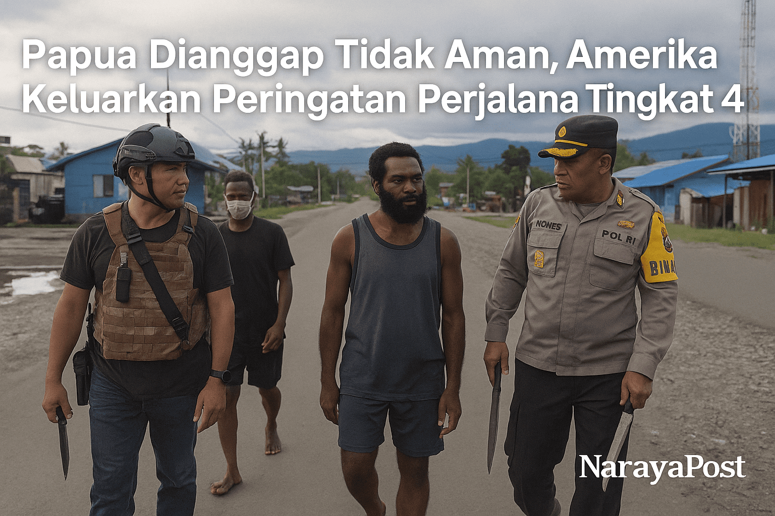 Papua Dianggap Tidak Aman, Amerika Keluarkan Peringatan Perjalanan Tingkat 4
