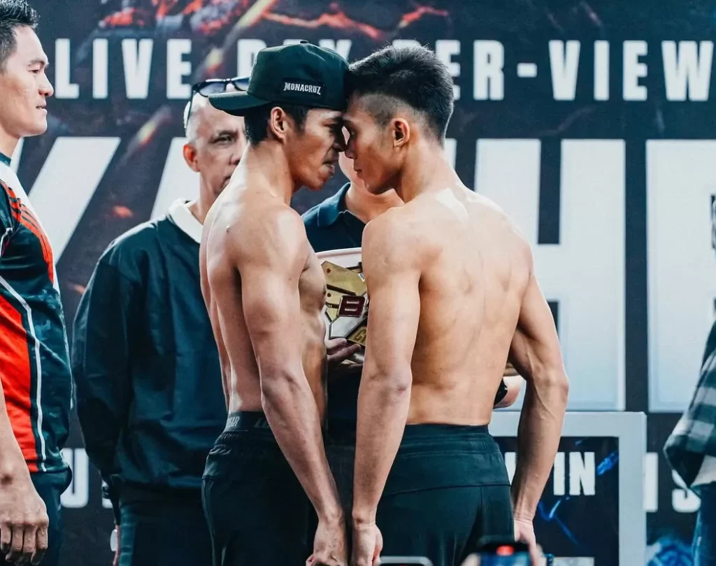 Aziz Calim merayakan kemenangan di Byon Combat Showbiz 5 usai kalahkan Kkajhe