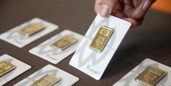 pergerakan harga emas Antam 24 Karat per gram periode Juli 2025