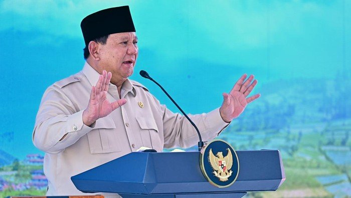 Presiden Prabowo Subianto memberikan peringatan kepada pengusaha penggilingan padi nakal