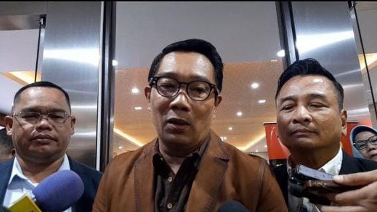 Ridwan Kamil Beri Pernyataan Usai Hadir Tes DNA Kasus dengan Lisa Mariana