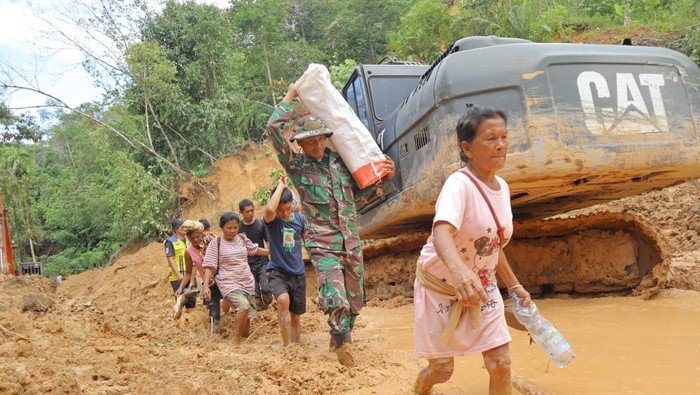 Update Korban Banjir Longsor Sumut: 312 Tewas dan 163 Hilang