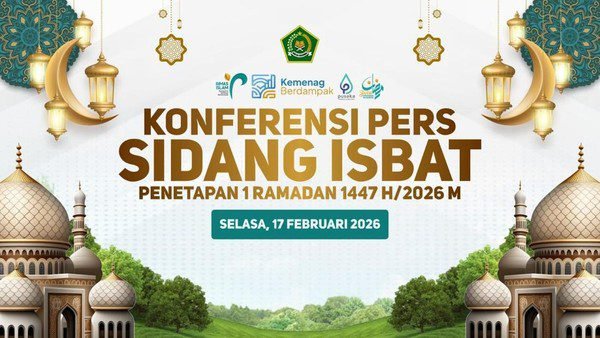 Hasil Sidang Isbat 1 Ramadhan 2026, Cek disini!